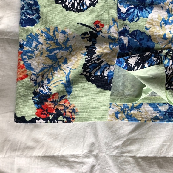 JCREW 100% Cotton Floral High Waisted Pencil Skirt - Picture 4 of 6